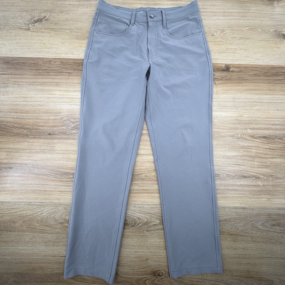 FootJoy Pants Mens 30x34 Gray Athletic Fit Performance Stretch Golf Casual Chino